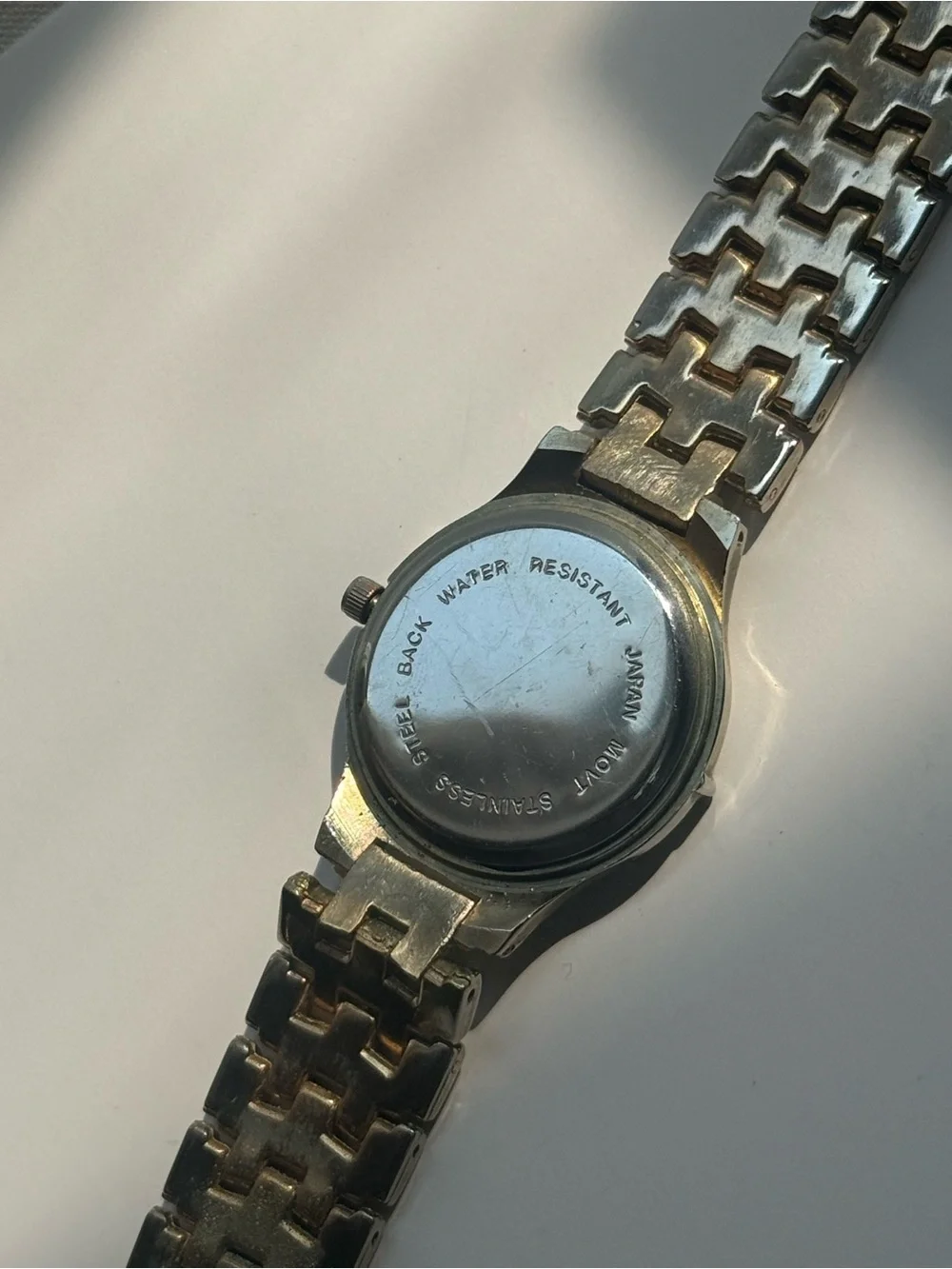 Geneva Silver Men’s Watch with Blue Dial and Stainless Bracelet Watch